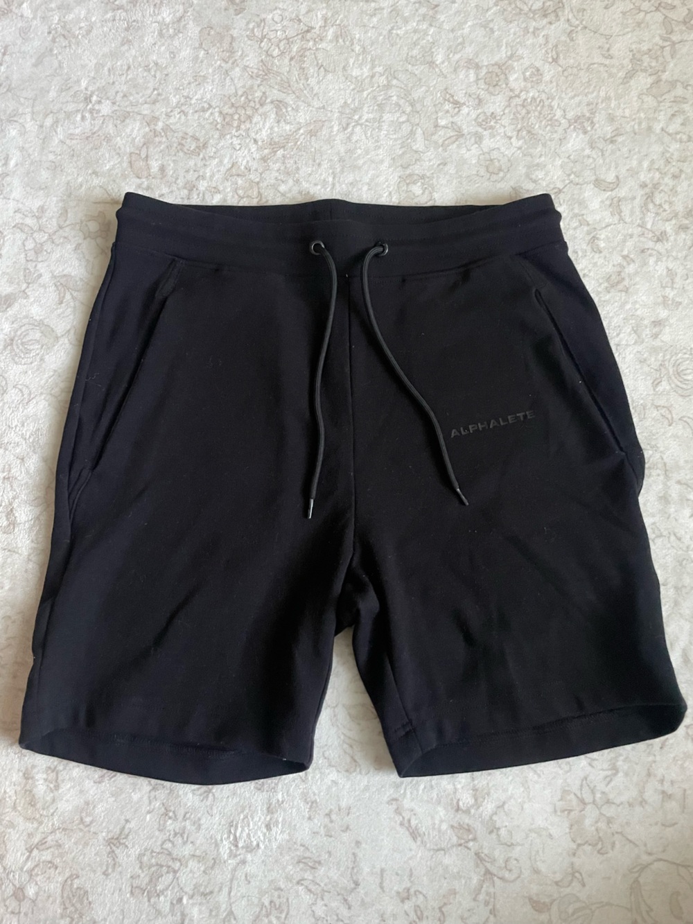 Alphalete Men's Black Athletic Drawstring Shorts